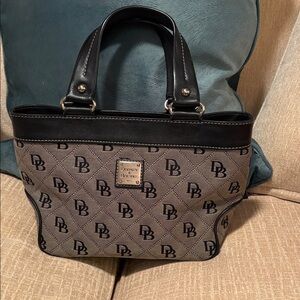 Dooney & Bourke Black and Gray Tote Bag